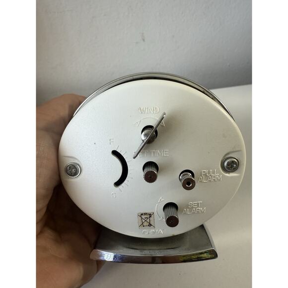 Westclox Vintage Orange Baby Ben Alarm Clock Rare For Parts Or Repair - Picture 7 of 7